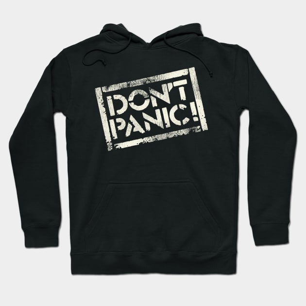 Don't Panic Hoodie by darklordpug